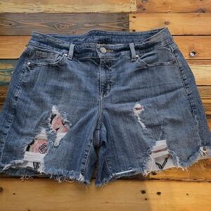 Lane Bryant Denim Distressed Women's Shorts